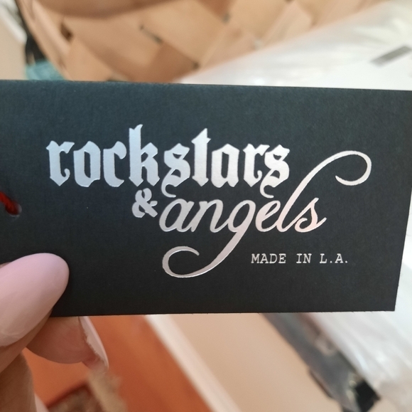 Rockstars & Angles Los Angeles Pink Graphic Bambi Deer Short Sleeve Top - Picture 7 of 9